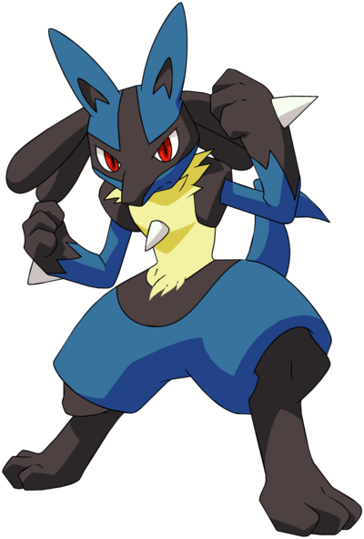 pokemon lucario canvas